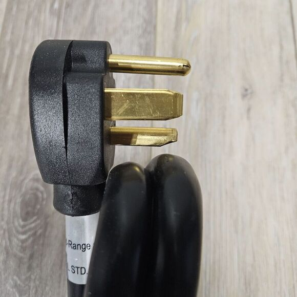 Utilitech 6ft 4 Prong Black Dryer Appliance Power Cord 10 Gauge 30 Amp New - Picture 7 of 7